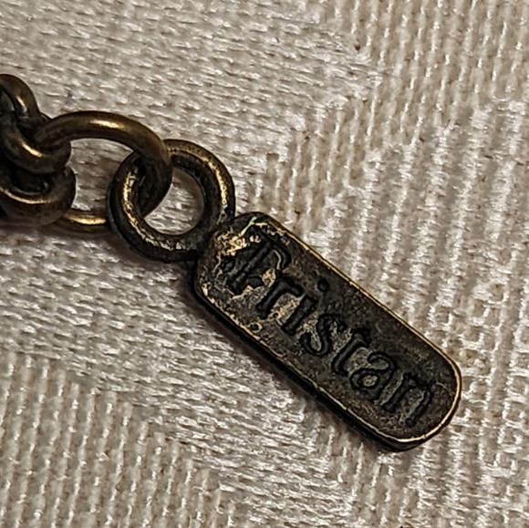 TRISTAN Vintage 1980s Antique Gold Cameo Pendant Necklace – Victorian Revival - Picture 7 of 11